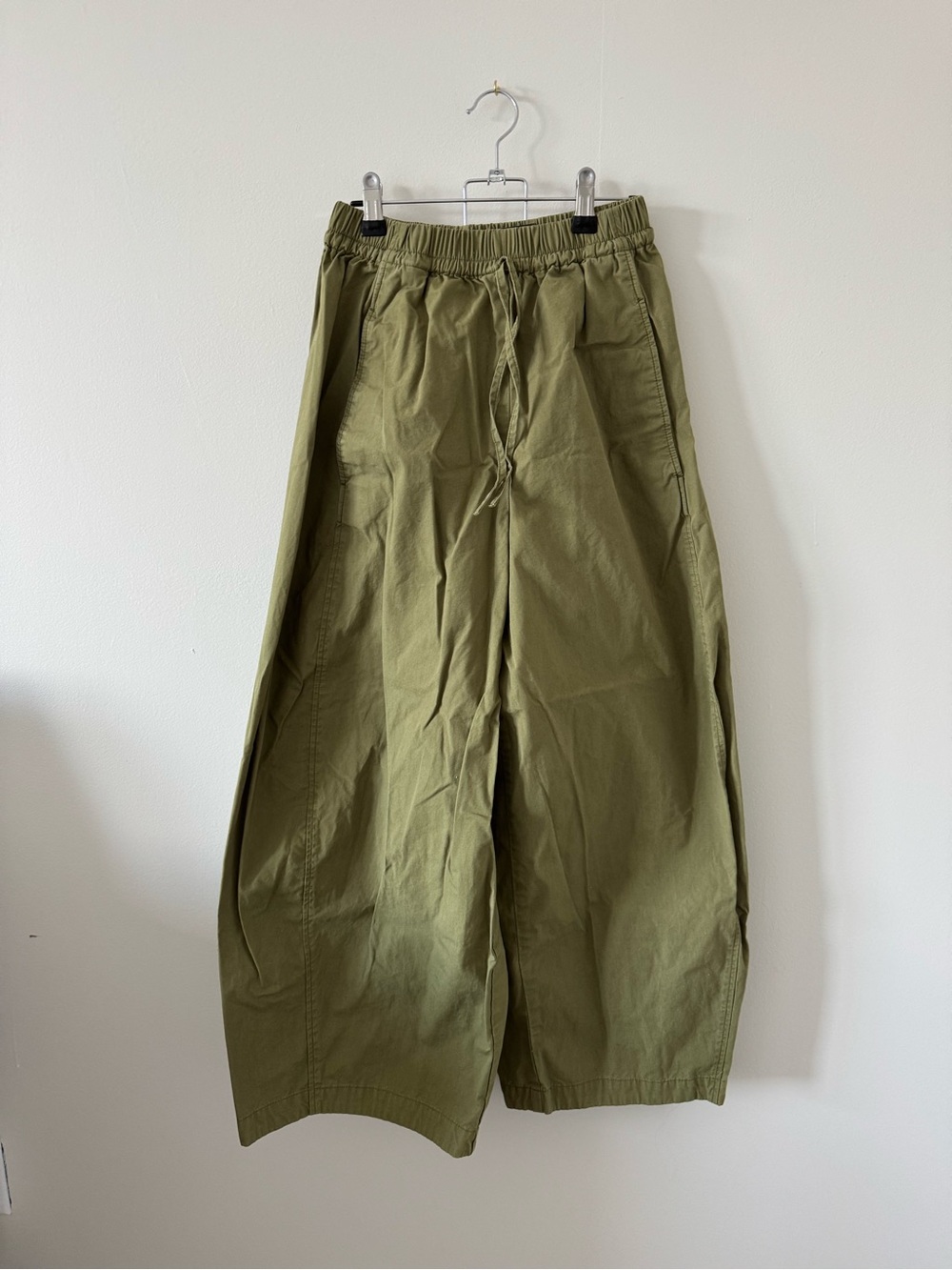 COS Drawstring Cotton Barrel Pants